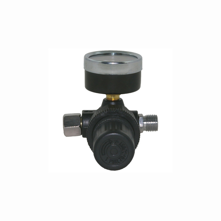 Mini compressed air pressure gauge