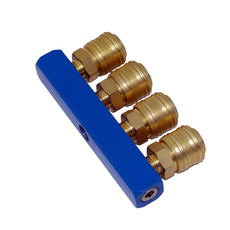 4-way compressed air distributor